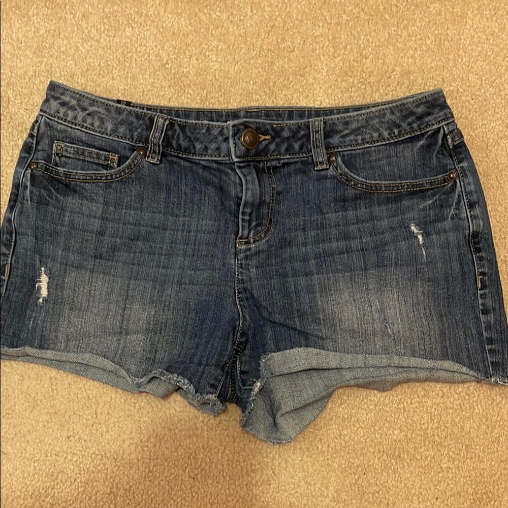 Lauren Conrad Size 12 Denim Blue Women's Shorts